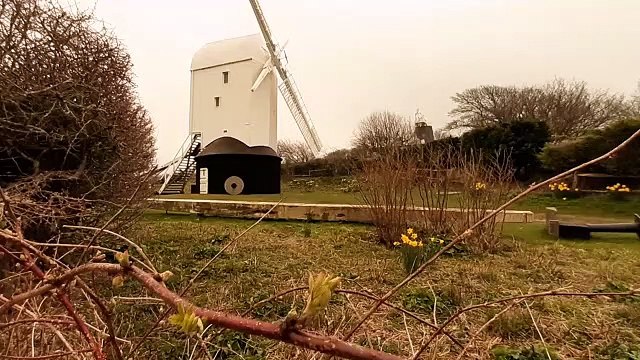 Orange skies on the Sussex Downs caused by Saharan sand dust