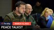 Peace talks more ‘realistic’, says Ukraine president