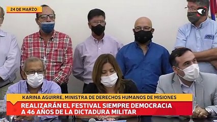 Realizarán el Festival Siempre Democracia a 46 años de la dictadura militar