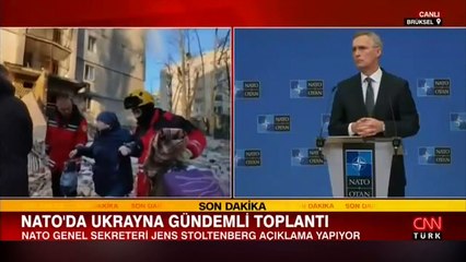 NATO'da Ukrayna toplantısında Jens Stoltenberg açıklamalarda bulundu