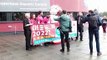 Sunderland Runs ambassadors meet 'Big Pink Dress' man Colin Burgin-Plews
