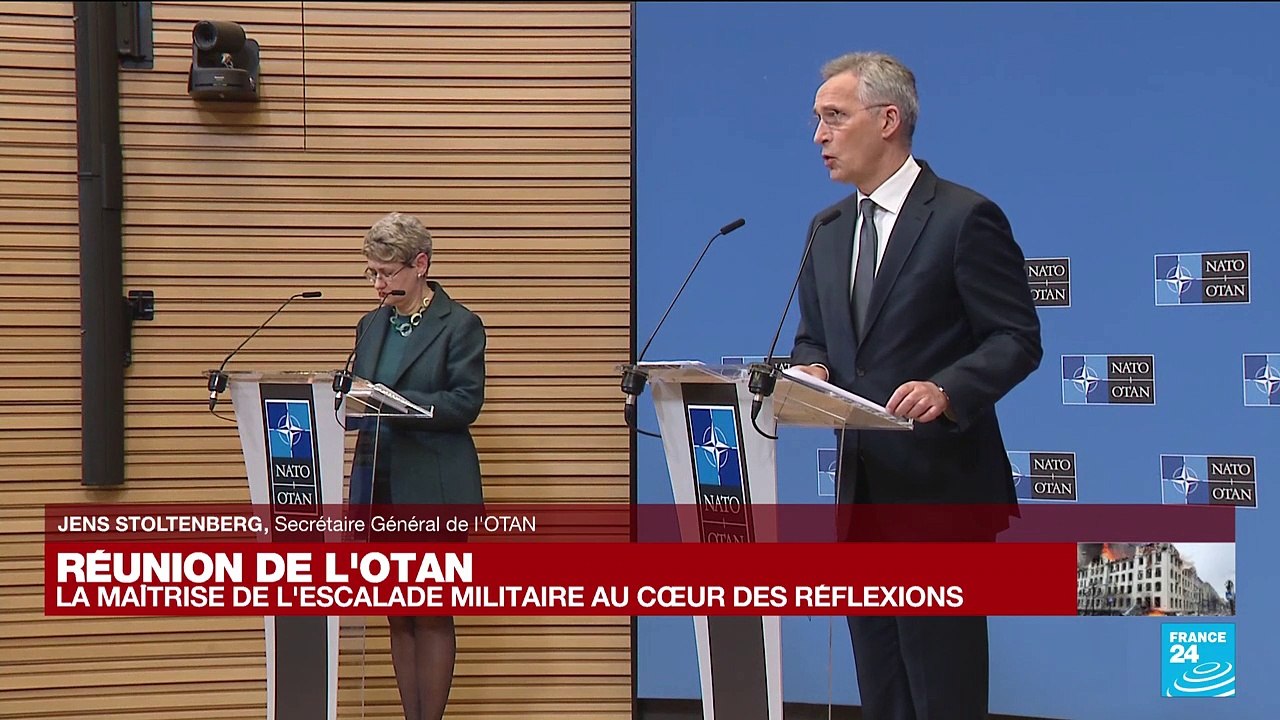 REPLAY - Réunion de l'OTAN : la maîtrise de l'escalade militaire au cœur des réflexions