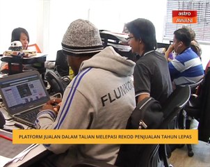 Platform jualan dalam talian melepasi rekod penjualan tahun lepas