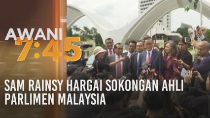 Sam Rainsy hargai sokongan Ahli Parlimen Malaysia