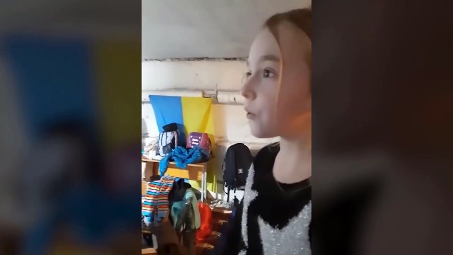 Ukrainian girl moves stars to tears with viral video singing from Kyiv bunker