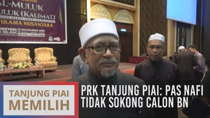 PRK Tanjung Piai: Pas nafi tidak sokong calon BN