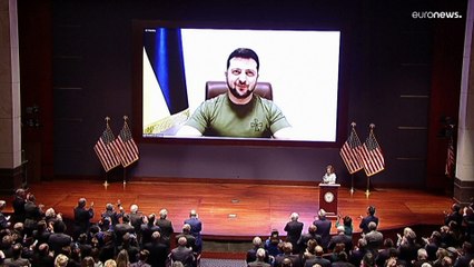 Zelenski asegura a EEUU que Ucrania vive terror no visto en 80 años en Europa