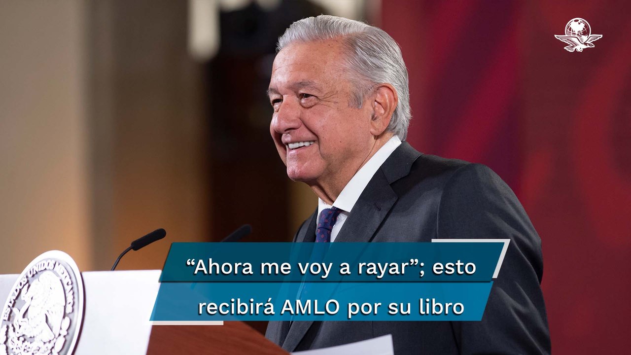 Presume AMLO ventas de su libro “A la mitad del camino”; recibiré 3 mdp en regalías, afirma