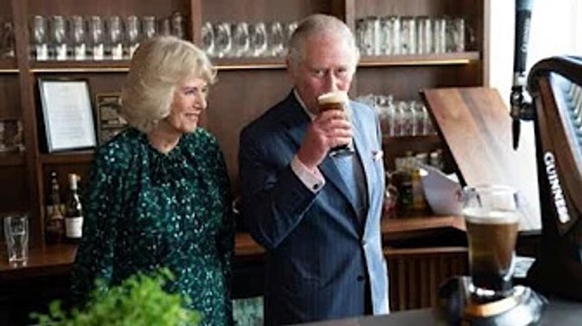 Prince Charles left Camilla in stitches as the pair visited the Irish cultural centre