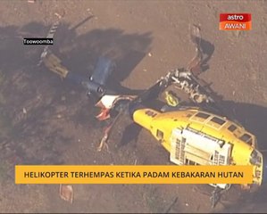 Helikopter terhempas ketika padam kebakaran hutan
