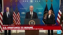 REPLAY: Biden addresses Ukraine President Zelensky's appeal, announces new security aid