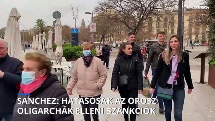 Az orosz oligarchák elleni szankciók folytatására szólított fel Sanchez