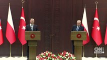 Erdoğan ve Duda'dan önemli mesajlar: Diplomatik çabalar hızlandırılmalı
