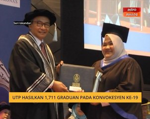 UTP hasilkan 1,711 graduan pada konvokesyen ke-19