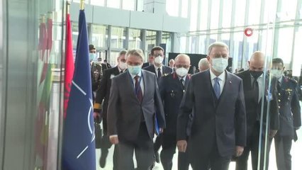 Milli Savunma Bakanı Akar, NATO Karargahına geldi