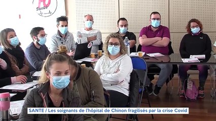 SANTE / Les soignants de l'hôpital de Chinon fragilisés par la crise Covid