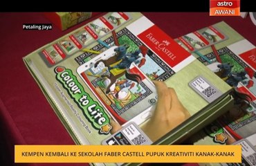 Kempen Kembali ke Sekolah Faber Castell pupuk kreativiti kanak-kanak