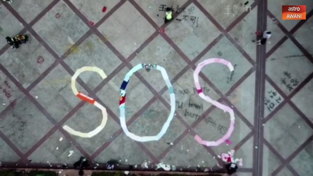 Protes HK: Penunjuk perasaan terdesak, buat panggilan 'SOS'