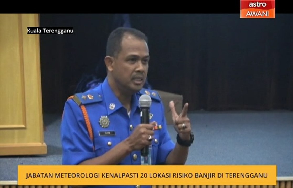 Jabatan Meteorologi kenalpasti 20 lokasi risiko banjir di Terengganu
