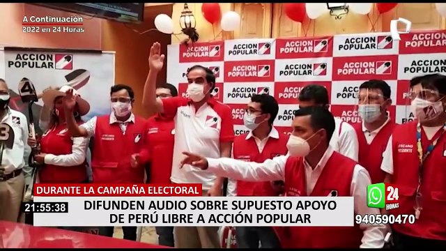 Piden salida de Yonhy Lescano de Acción Popular por supuesto apoyo de Perú Libre