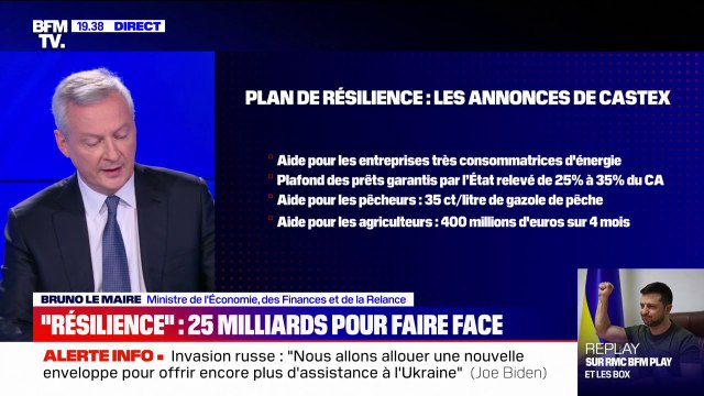 Bruno Le Maire: Ce n'est pas le retour du 'quoi qu'il en coûte'