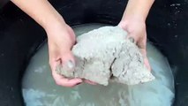 Sand Cement Chunks Water Crumble Messy Paste Play Cr: Muneezy ASMR❤