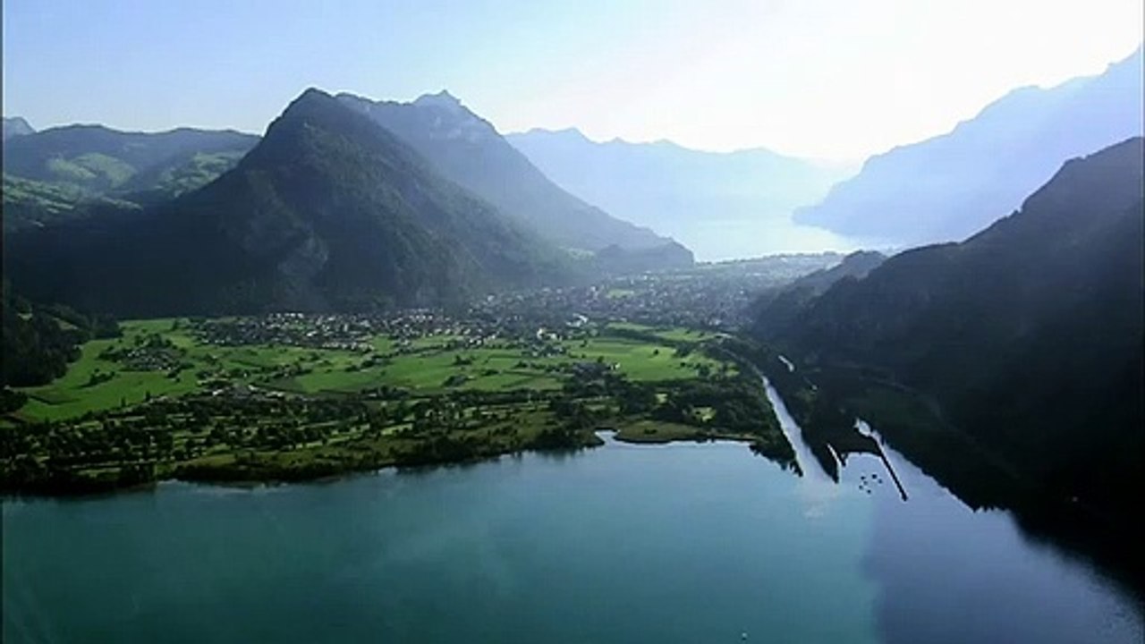 Les Alpes vues du ciel