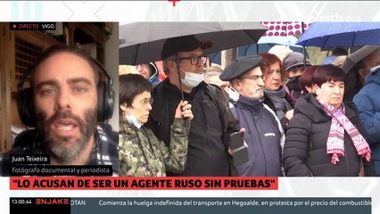 Intervención de Juan Teixeira en "En Jake" de "Eitb" hablando de Pablo González