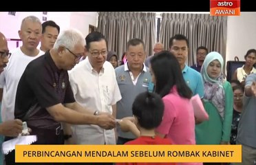 Perbincangan mendalam sebelum rombak kabinet