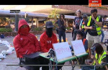 Penunjuk perasaan Hong Kong marah tidak dapat mengundi