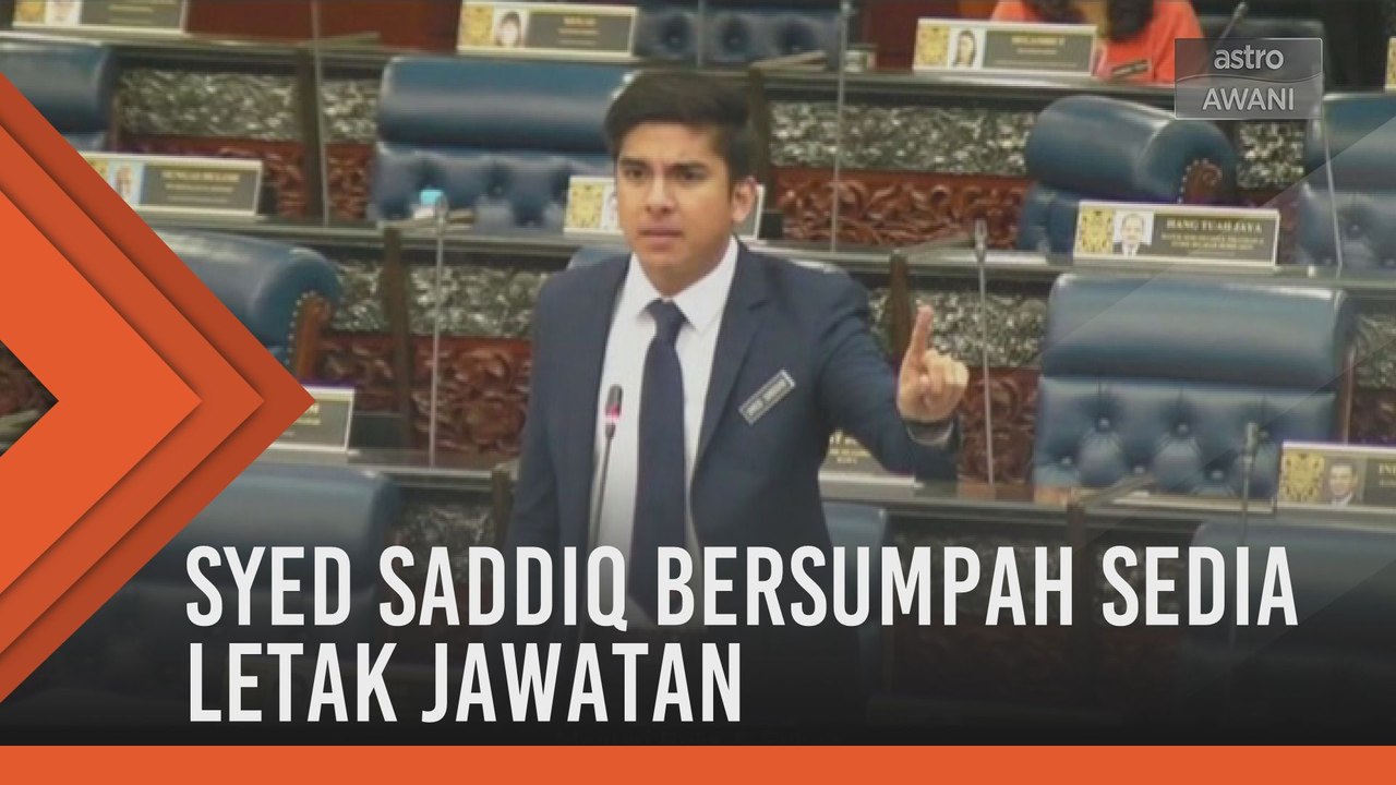 'Sumpah letak jawatan jika SPRM kata saya salah guna kuasa' - Syed Saddiq