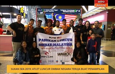 Sukan SEA 2019: Atlet luncur ombak negara teruja buat penampilan