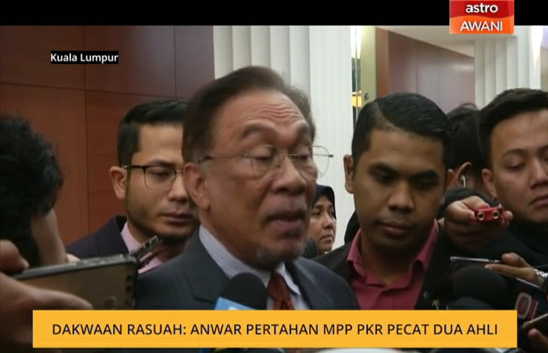 Dakwaan rasuah: Anwar pertahan MPP PKR pecat dua ahli