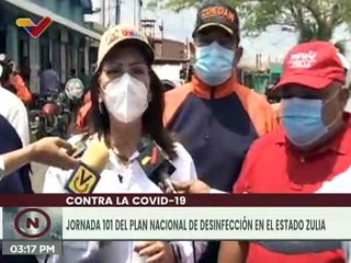 Jornada de limpieza y desinfección contra la COVID-19 se desplegó en el estado Zulia