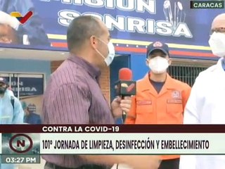 Caracas | Activan jornada de desinfección contra la COVID-19 en el Hospital El Algodonal