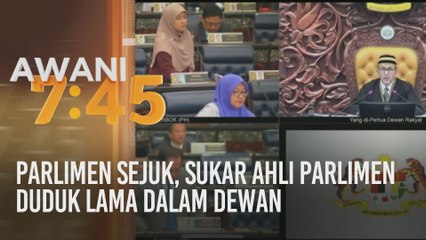 Parlimen sejuk, sukar Ahli Parlimen duduk lama dalam dewan