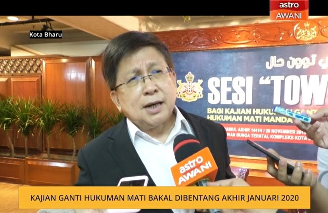 Kajian ganti hukuman mati bakal dibentang akhir Januari 2020