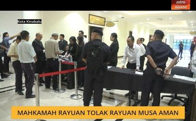 Mahkamah rayuan tolak rayuan Musa Aman