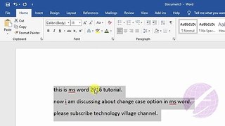 Change Case in MS Word (uppercase, lowercase, sentence case etc) _ Microsoft Word Tutorial Bangla