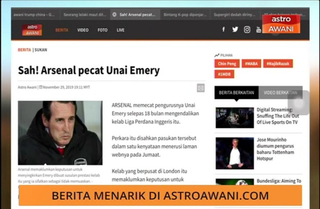AWANI Pagi: Tumpuan berita utama 30 Nov 2019