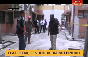 Flat retak, penduduk diarah pindah