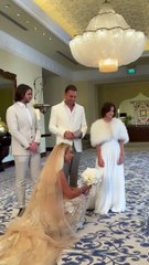 وسط حضور الأبناء.. جويل مردينيان تقيم حفل زفاف بعد 12 عامًا من زواجها