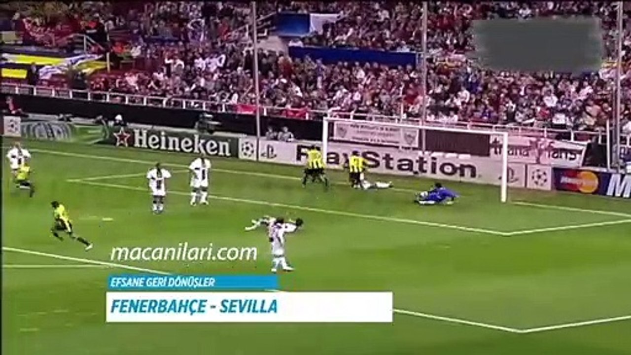 Sevilla FC 3-2 Fenerbahçe (With Penalties 2-3) [HD] 04.03.2008 - 2007-2008 UEFA Champions League Round of 16 2nd Leg
