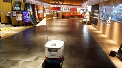 Starbucks Delivery Robot in Japan