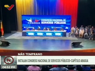 Instalado Congreso Nacional de Servicios Públicos en Aragua