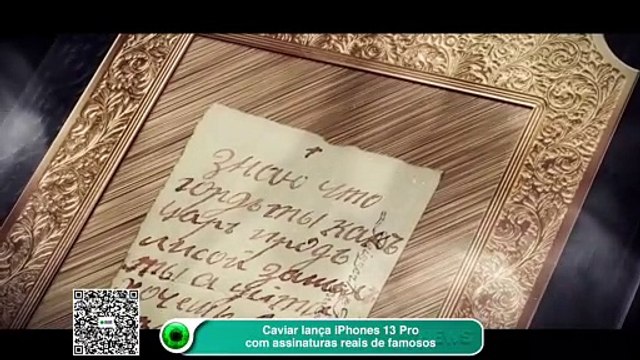 Caviar lança iPhones 13 Pro com assinaturas reais de famosos