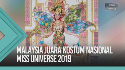 Malaysia juara Kostum Nasional Miss Universe 2019