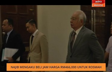Najib mengaku beli jam harga RM466,000 untuk Rosmah