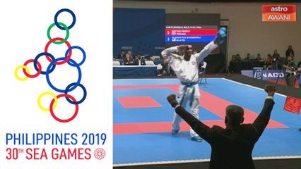 Sukan SEA 2019: Pejuang karate Malaysia kutip emas ketiga di Filipina