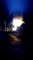 Incêndio destrói residência na noite desta quarta-feira em Altônia
